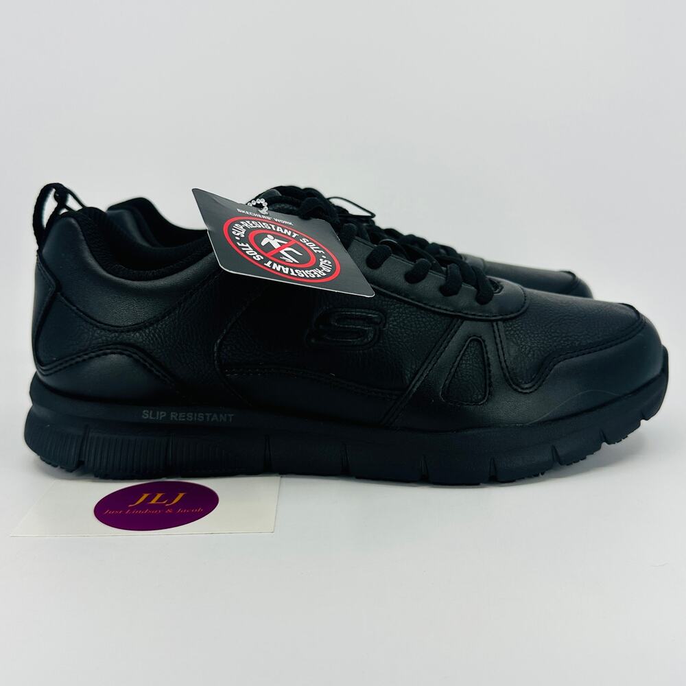 Skechers Mens' Relaxed Fit: Nampa SR Slip Resistant Work Shoes 16826R Size 7.5